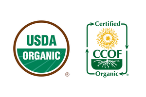 USDA and CCOF organic certification logos - Terranova Coffee Company